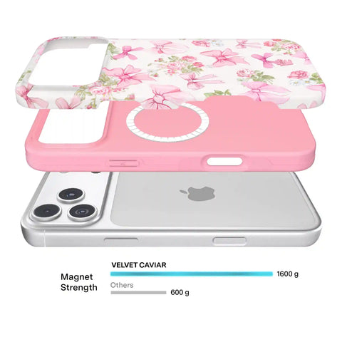 Posie Pink Bow iPhone Case