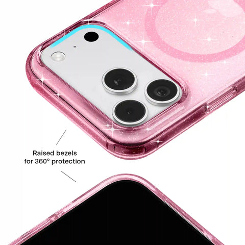 Pink Stardust Glitter iPhone Case