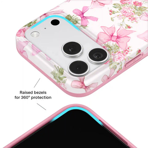 Posie Pink Bow iPhone Case