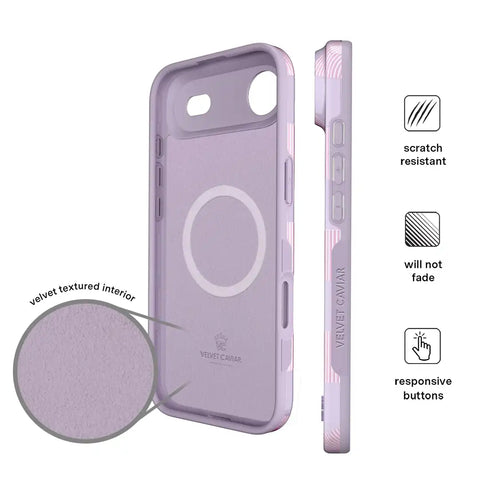 Lilac Vibe Checkered iPhone Case