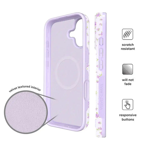 Dainty Lilac Floral iPhone Case