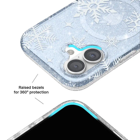 Snow Angel Glitter iPhone Case