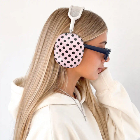 Princess Pink Polkadot AirPod Max Case
