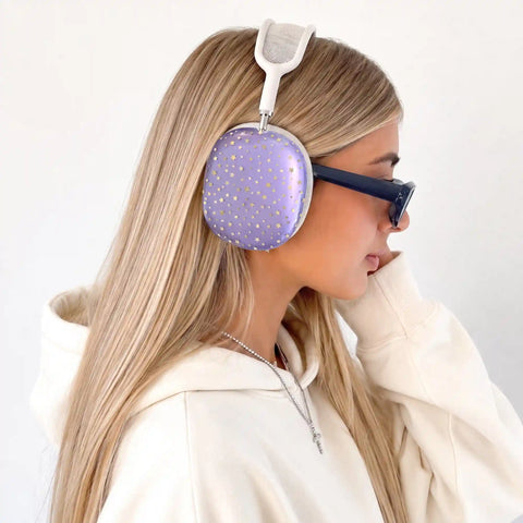 Lilac Celestial Stars AirPod Max Case