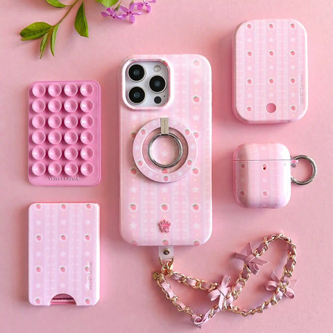 Strawberry Macaron Portable MagSafe Charger Power Pack