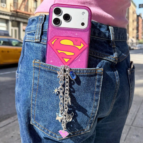 Supergirl Phone Charm