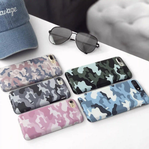 Gray Camo iPhone Case