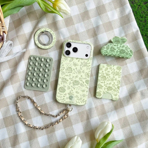 Storybook Sage Floral MagSafe Wallet
