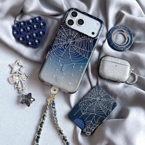 Widow’s Web Crystal MagSafe Grip Ring