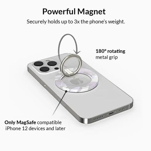White Camo MagSafe Grip Ring