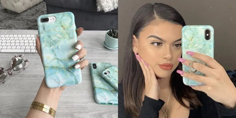 Jade Marble iPhone Case