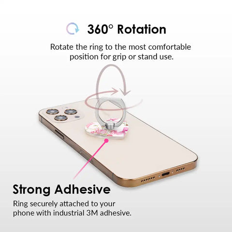 Posie Pink Bow Phone Ring