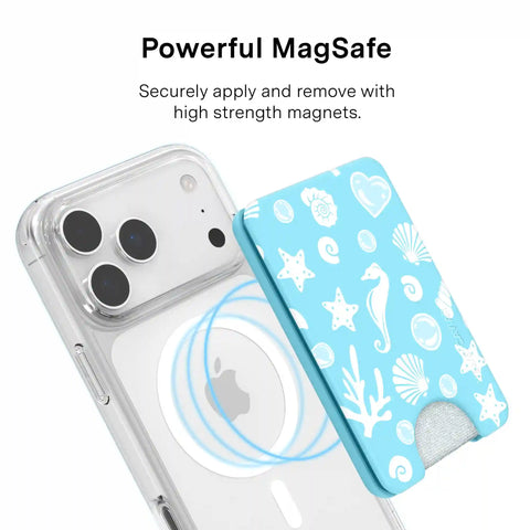 Aquamarine Holo MagSafe Wallet