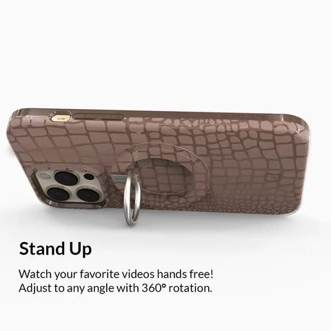 Khaki Croc MagSafe Grip Ring