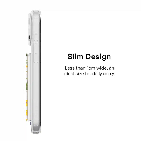 Whimsical Floral MagSafe Wallet