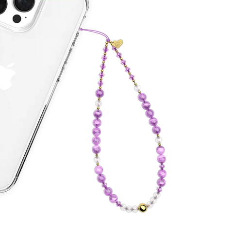 Amethyst Gemstone Phone Charm