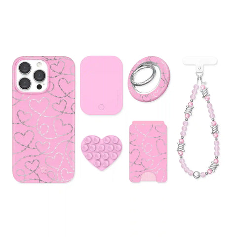 Barbed Wire Chrome Hearts iPhone Bundle Set