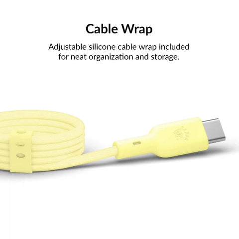 Butter Yellow Fast Charging Cable, 6ft USB-C