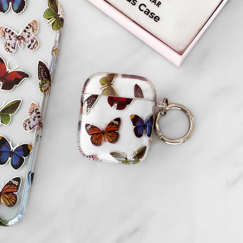 Vintage Butterfly Airpods Case