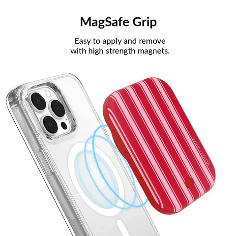 Candy Stripes Portable MagSafe Charger Power Pack