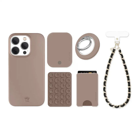 Cashmere Taupe iPhone Bundle Set