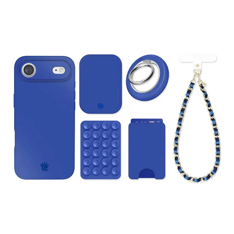 Cobalt Blue iPhone Bundle Set
