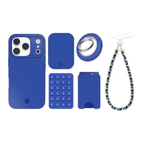 Cobalt Blue iPhone Bundle Set