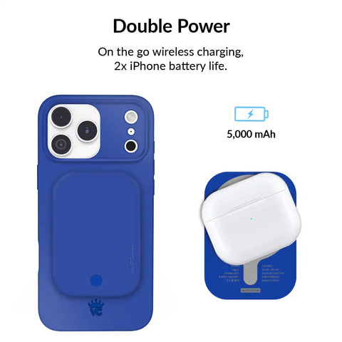 Cobalt Blue Portable MagSafe Charger Power Pack