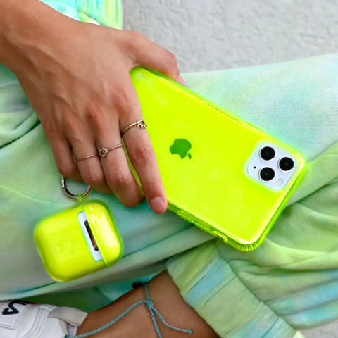 Neon Yellow AirPods Case