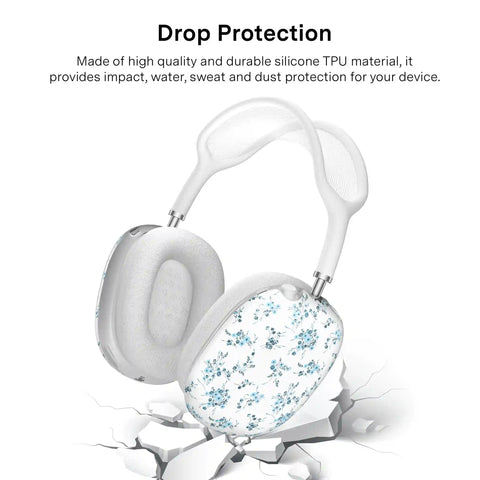 French Blue Floral AirPod Max Case