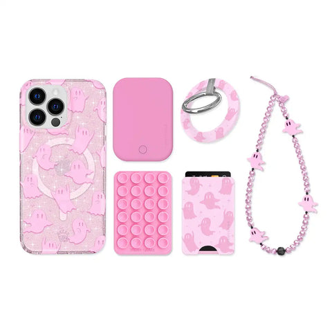 Ghosted Pink iPhone Bundle Set
