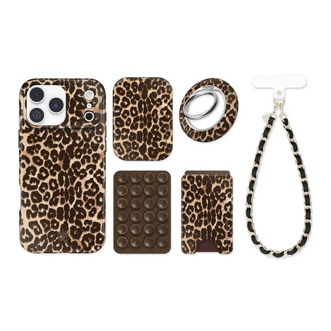 Girls Night Leopard iPhone Bundle Set