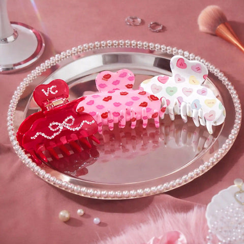 Sweet Hearts Hair Clip