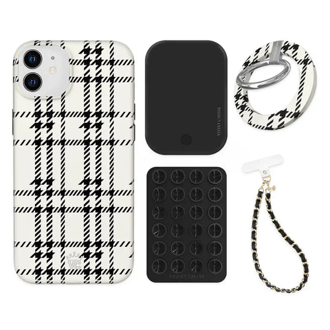 Houndstooth Sweater iPhone Bundle Set - Grip
