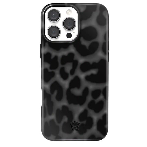 It Girl Black Leopard iPhone Case