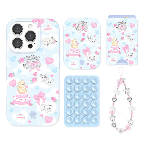 Kitten Kisses iPhone Bundle Set - Wallet
