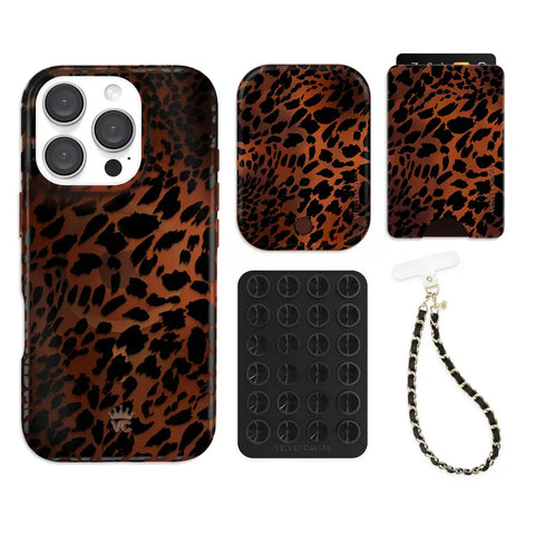 Leopard Tort iPhone Bundle Set - Wallet