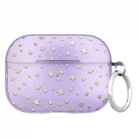 Lilac Celestial Stars AirPod Case