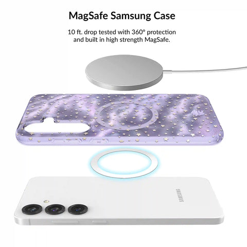 Lilac Celestial Stars Samsung Bundle Set
