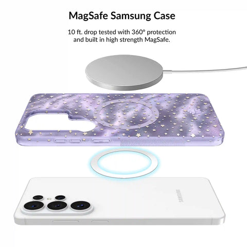 Lilac Celestial Stars Samsung Bundle Set