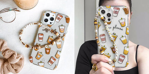 Coffee Please Phone Charm