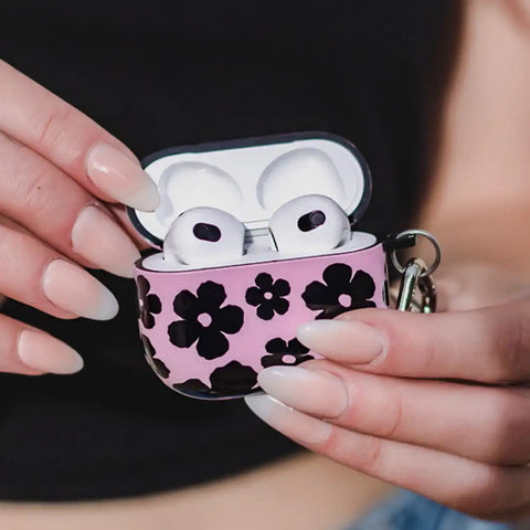 Pink Le Fleur AirPod Case