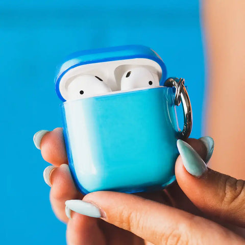 Neon Blue AirPod Case