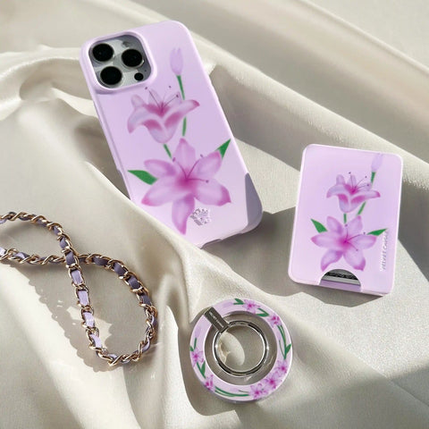 Love Spell Lily Floral MagSafe Grip Ring