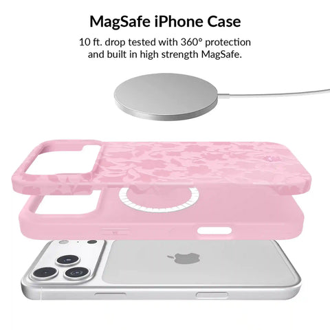 Magical Mauve Floral iPhone Bundle Set