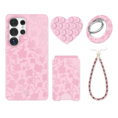 Magical Mauve Floral Samsung Bundle Set