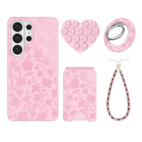 Magical Mauve Floral Samsung Bundle Set
