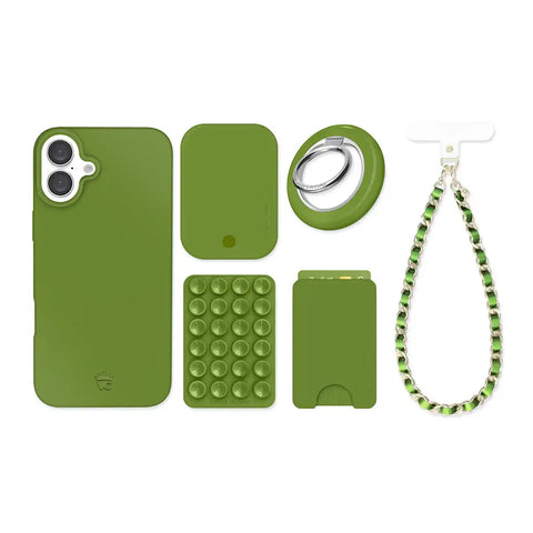 Matcha Green iPhone Bundle Set