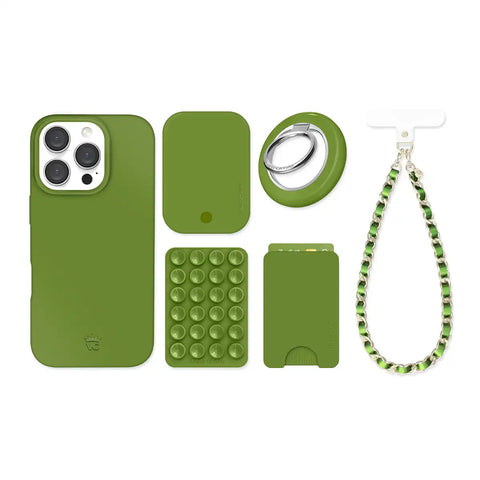 Matcha Green iPhone Bundle Set