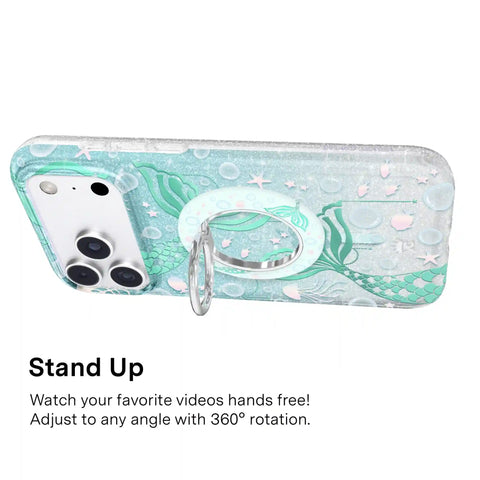 Mermaid Glitter Holo MagSafe Grip Ring